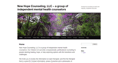 Desktop Screenshot of newhopecounselingkc.com