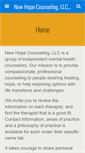 Mobile Screenshot of newhopecounselingkc.com